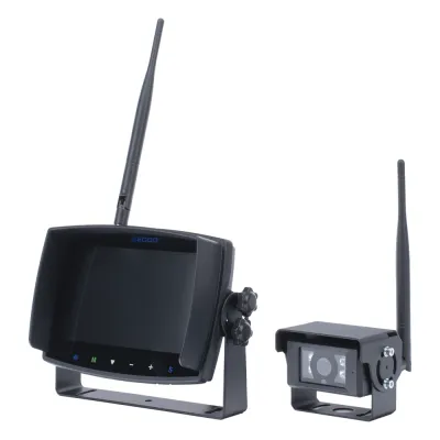 Sistema inalámbrico de reversa con cámara infrarroja y monitor de 7" táctil
