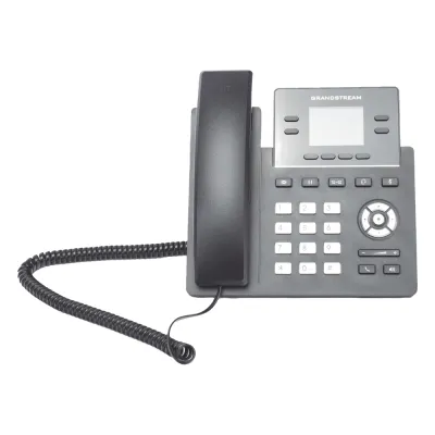 Teléfono IP Grado Operador, 4 líneas SIP con 2 cuentas, puertos Gigabit PoE, pantalla a color 2.4", codec Opus, IPV4/IPV6 con gestión en la nube GDMS