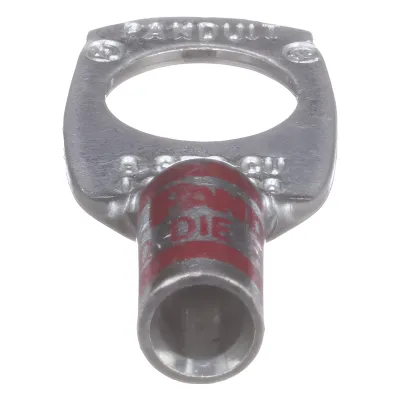 Zapata de compresión LCA8-38-L, para cal. 8 Awg, Barreno para tornillo prisionero de 3/8, 1 Pz