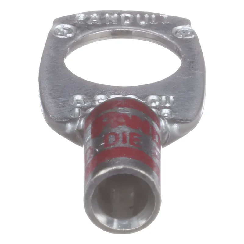 Zapata de compresión LCA8-38-L, para cal. 8 Awg, Barreno para tornillo prisionero de 3/8, 1 Pz