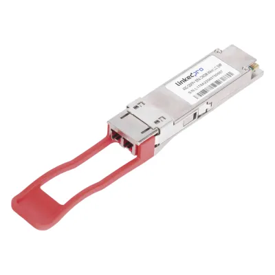 Transceptor Óptico QSFP+ (Mini-Gbic) / Monomodo 1310 nm / 40 Gbps / 40GBASE-ER4 /Conectores LC/UPC Dúplex / DDM / Hasta 40 km