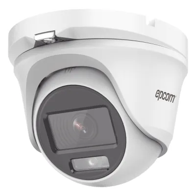 [ColorVu] Eyeball TURBOHD 2 Megapíxel (1080p) / Lente 2.8 mm / Microfono Integrado / Imagen a Color 24/7 / METAL / Luz Blanca 20 mts / Exterior IP66 / TVI-AHD-CVI-CVBS / dWDR