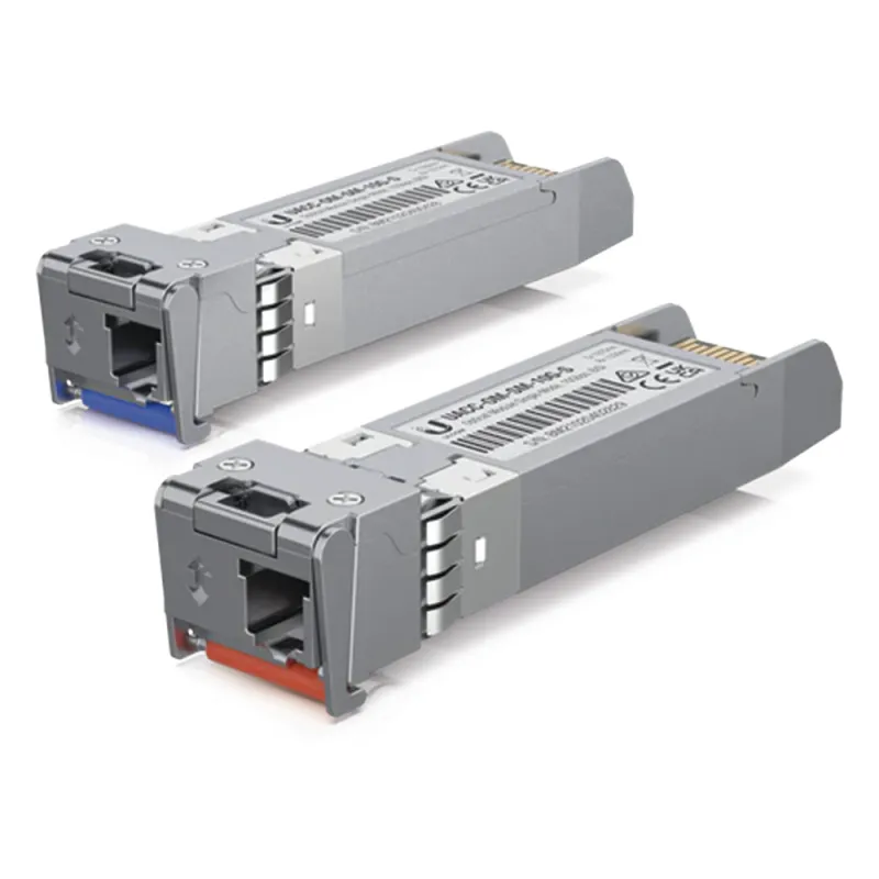 UFiber Módulo SFP+, transceptor MiniGibic MonoModo 10 Gbps, distancia 10 km, un conector LC. Incluye 2 piezas