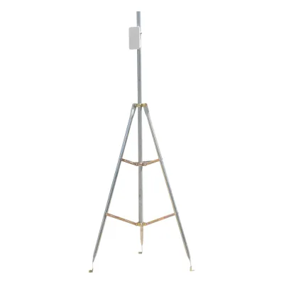 Kit de Montaje de Tripie con Mástil de 3 metros Ideal para instalar Antenas, Radios, Cámaras, etc...