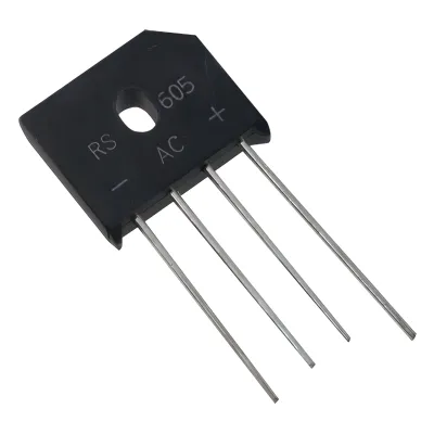Puente Rectificador en Línea de 6 Amp., 800 PIV, Silicio, 420 RMS.