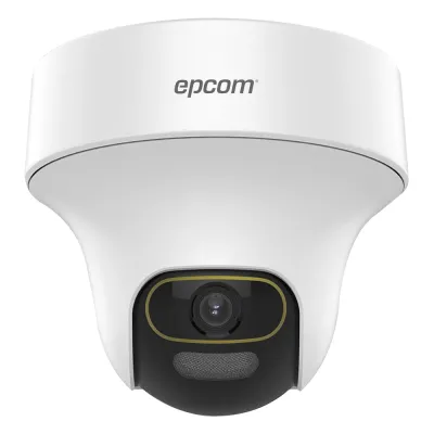 Cámara LUZ DUAL (IR + LUZ BLANCA) / Domo TurboHD 2 Megapixel (1080p) / Luz Blanca 20 mts / Gran Angular 106° / Lente 2.8 mm / 30 mts IR EXIR / Exterior IP67 / 4 Tecnologías / Micrófono Integrado