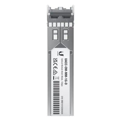 UFiber Módulo SFP, transceptor MiniGibic MultiModo 1 Gbps, distancia 550m, conectores LC, paquete de 2 piezas