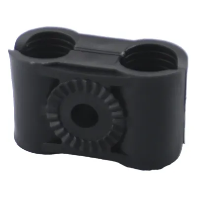 Paquete de 10 Sujetadores Plasticos Para Cable Coaxial de 1/2"
