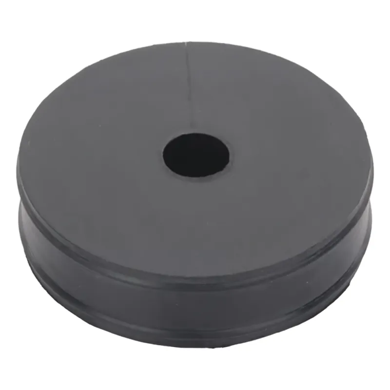 Inserto de Caucho de 4" Con Un Orificio para Cable de 1/2 in
