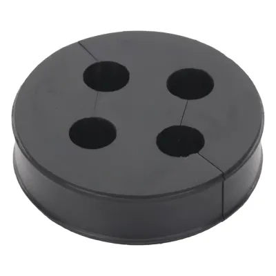 Inserto de Caucho de 4" Con Cuatro Orificios para Cable de 3/8 in