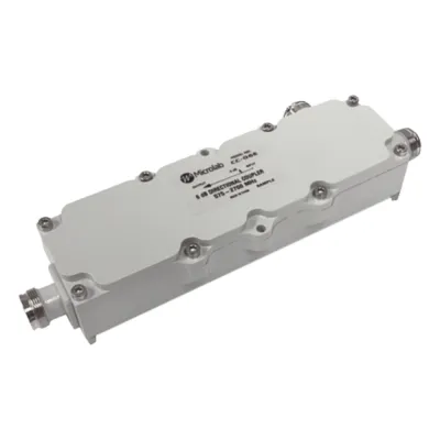 Acoplador direccional 5dB 575-2700MHz 300W - 161 dBc 4.3 - 10 IP67