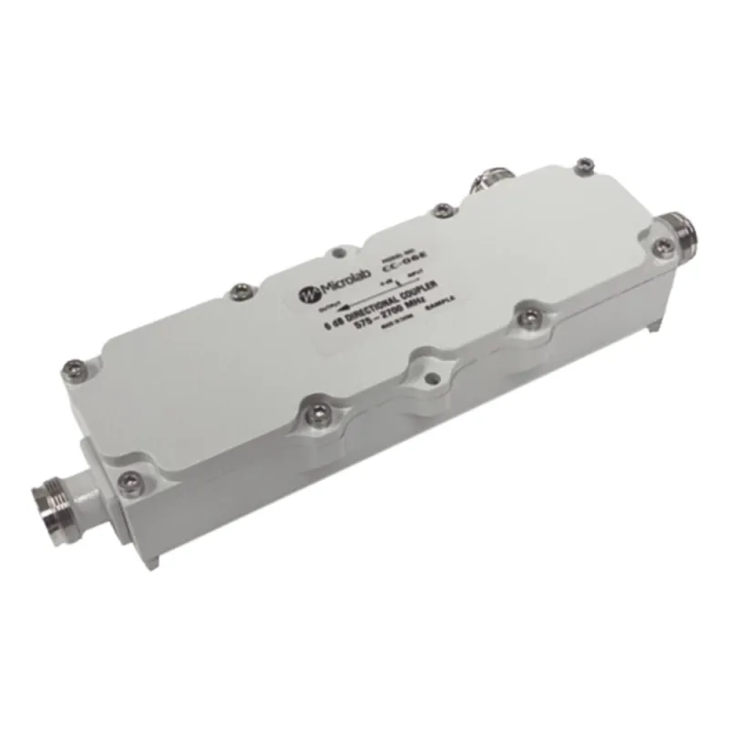 Acoplador direccional 5dB 575-2700MHz 300W - 161 dBc 4.3 - 10 IP67