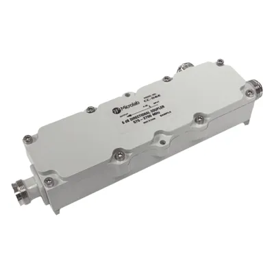 Acoplador direccional 6dB 575-2700MHz 300W - 161 dBc 4.3 - 10 IP67