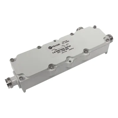 Acoplador direccional 8dB 575-2700MHz 300W - 161 dBc 4.3 - 10 IP67