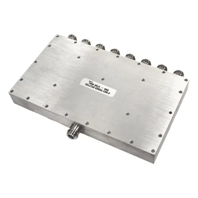 DIVISOR WILKINSON DE 8 VIAS 694-2700MHz 50W TIPO N PARA INTERIOR