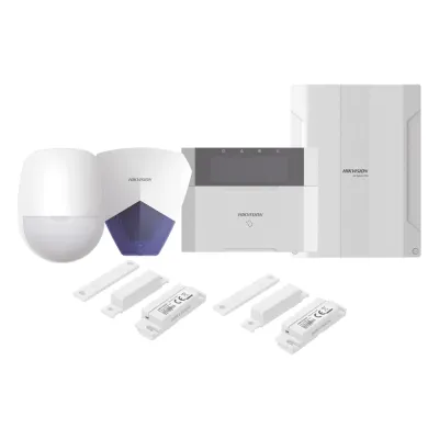 KIT Panel de Alarma AX HYBRID PRO / 1 Panel Híbrido / 1 Teclado LCD / 1 PIR / 2 Contactos Magnéticos / 1 Sirena Azul