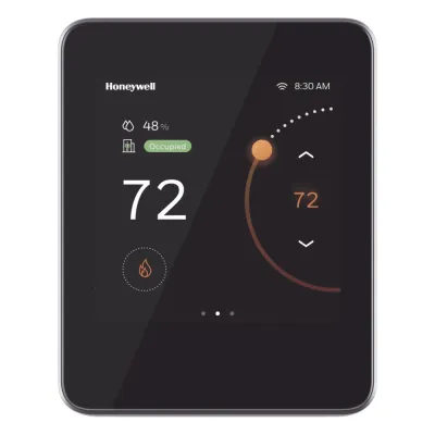 Termostato comercial conectado para unidades rooftop y bomba de calor con BACnet MS/TP, BACnet IP sobre Wi-Fi y app móvil