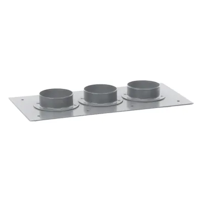 Placa Pasamuros con Capacidad de 3 Botas de 4