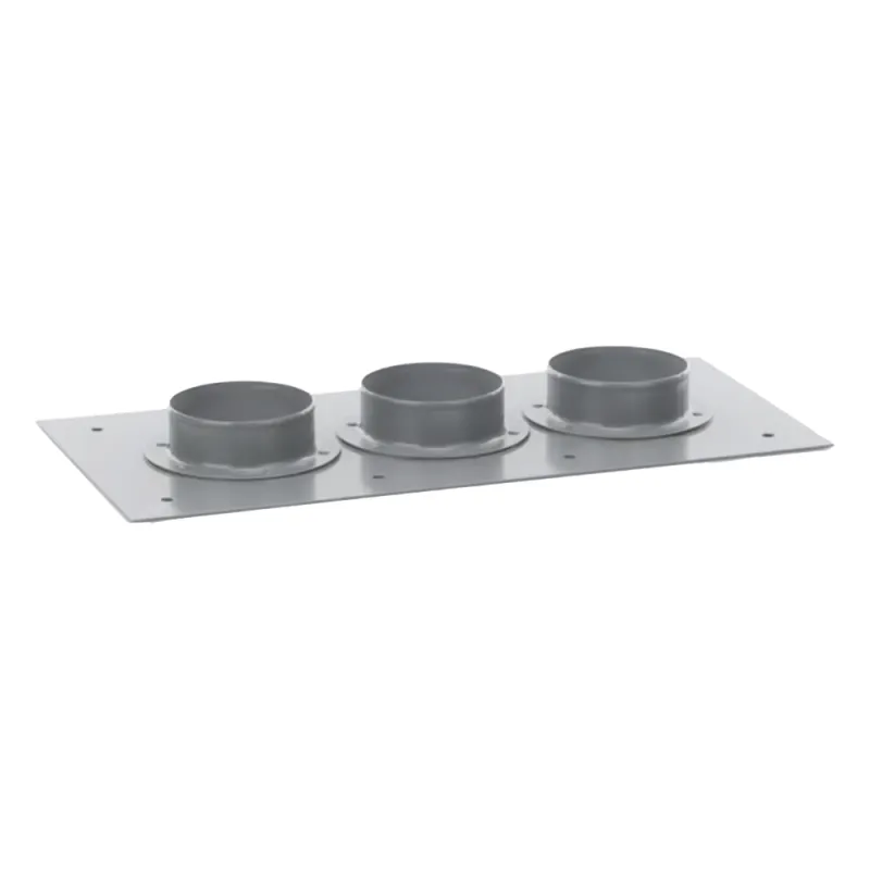 Placa Pasamuros con Capacidad de 3 Botas de 4