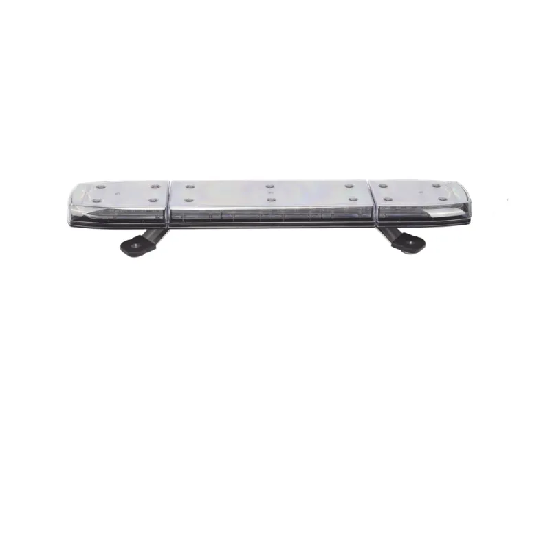 Mini Barra de Luces de 144 LED, Ambar/Blanco, 24 Pulgadas, Lente Transparente, Montaje Con Iman Y Conexion Para Encendedor De Vehiculo