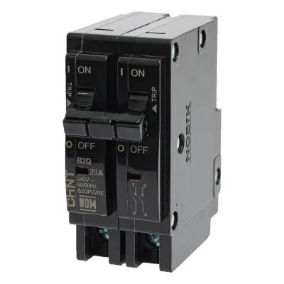 Interruptor Termomagnético Enchufable, Serie: B2Q, 2P, 30A, 240V (SKU:1002281)