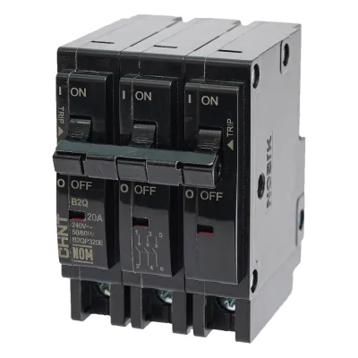 MCB - Interruptor Termomagnético Enchufable, Serie: B2Q, 3P, 40A, 240V (SKU:1002299)