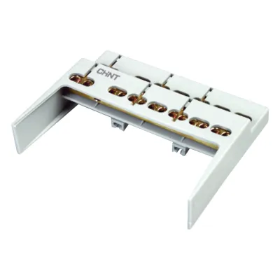 Soporte + Barra de Conexion (4 MOD) (4+2 ENTR.) IP40