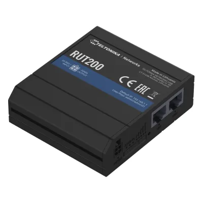 Router Industrial LTE 4G / 150 Mbps Cat 4 / 2 Puertos Ethernet / WiFi 2.4 GHz / Montaje DIN / -40°C a 75°C