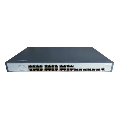 Switch Core Gigabit / Administrable Capa 3 / 24 Puertos 1000 Mbps / 6 Puertos SFP+ 10 G de Uplink / IGMP / VLAN / GRMP