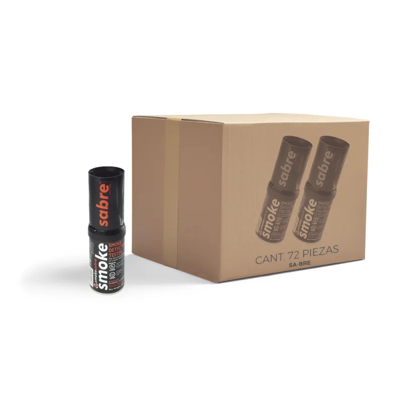 Caja De 72 Latas De Humo Sintético En Aerosol Para Probar Detectores De Humo (Uso Manual)