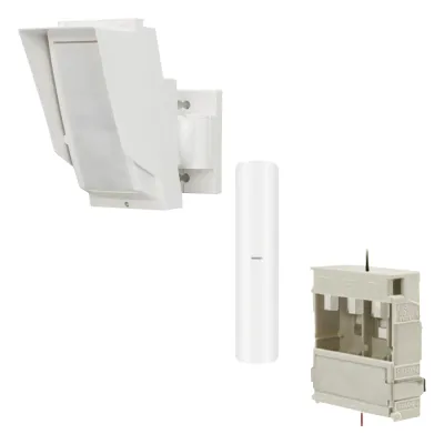 Detector de Movimiento PIR Antimascara Tipo cortina / 100% Exterior / Inalámbrico / Hasta 24 metros / Incluye transmisor DS-PDMC-EG2-WB(B) para paneles AXPRO
