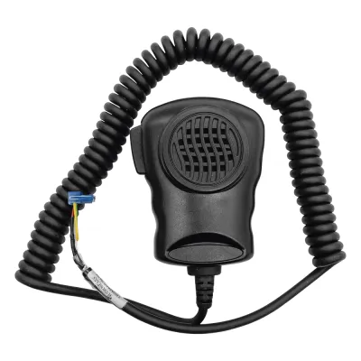 Micrófono de mano con botón de pulsar para hablar, para paginación local en sistemas DVC-EM