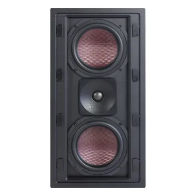 BOCINA DE PARED | 2 WOOFERS DE FIBRA DE CARBONO 6.5'' | TWEETER DE TITANIO 1'' | 200W