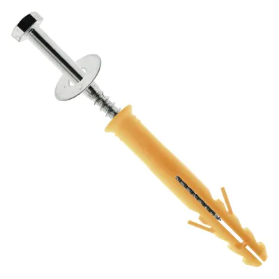 Tornillo P / Tope Estacionamiento / Reductor D / Velocidad / 12 Cm / Con Arandela / Taquete D / Plastico.