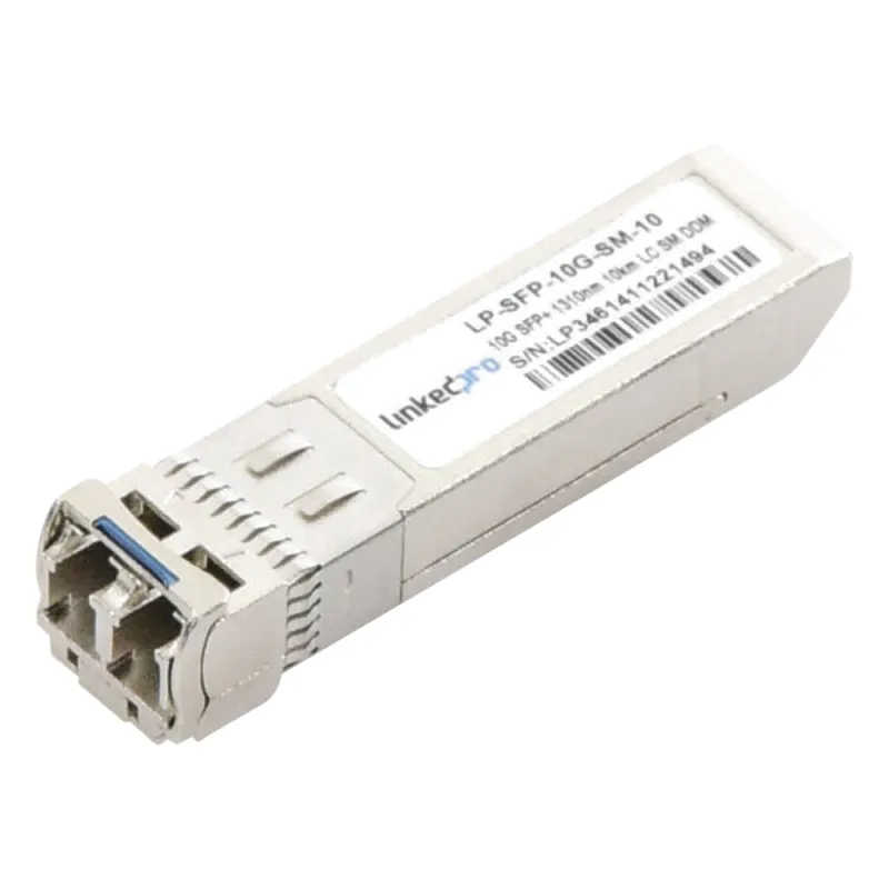 Transceptor Óptico SFP+ (Mini-Gbic) / Monomodo 1310 nm / 10 Gbps / 10GBASE-LR / Conectores LC/UPC Dúplex / DDM / Hasta 10 km