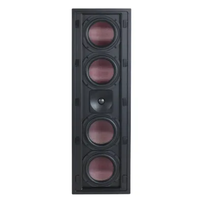 BOCINA DE PARED | 4 WOOFERS DE FIBRA DE CARBONO 6.5'' | TWEETER DE TITANIO 1'' | 250W