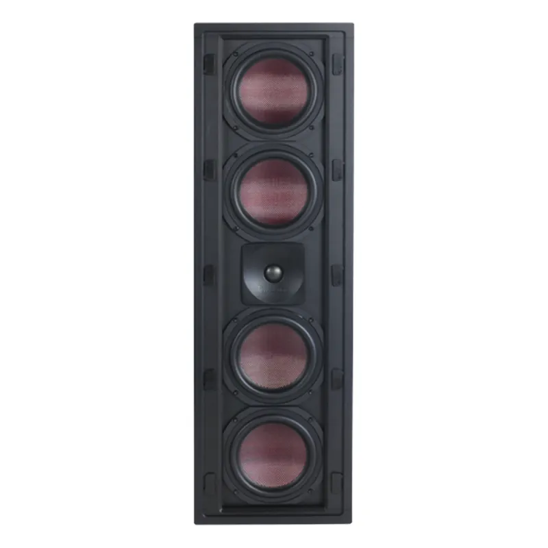 BOCINA DE PARED | 4 WOOFERS DE FIBRA DE CARBONO 6.5'' | TWEETER DE TITANIO 1'' | 250W