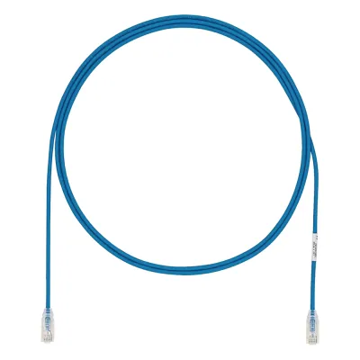 Cable de Parcheo UTP Cat6A, CM/LSZH, Diámetro Reducido (28AWG), Color Azul, 17 Metros (55.77 Pies)