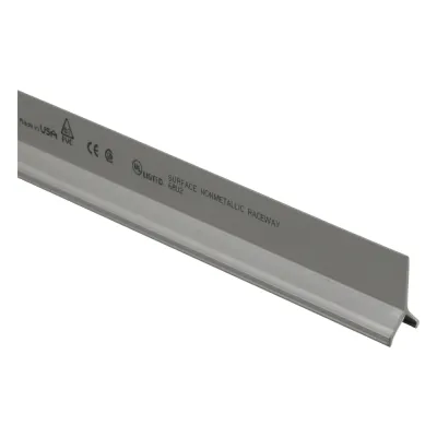 Divisor para uso con canaletas T70, Material PVC Rígido, 2.4 m de Largo, Color Gris Internacional