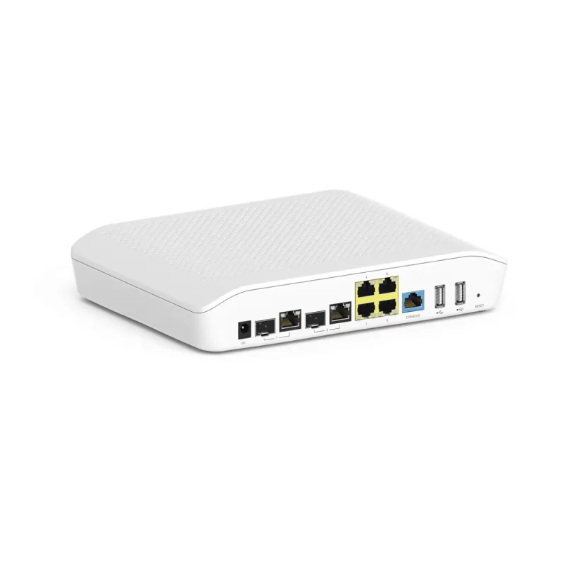 Firewall SD-WAN para PYME NSE3000 / 2 puertos WAN Gigabit + 2 SFP Combo / 4 puertos LAN Gigabit / IDS-IPS y Bloqueo de Aplicaciones / Gestión Cloud cnMaestro / Hasta 1,000 Dispositivos