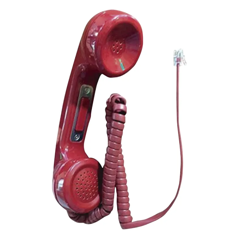 Auricular telefónico para bomberos para paginación y comunicación FFT en sistemas DVC-EM