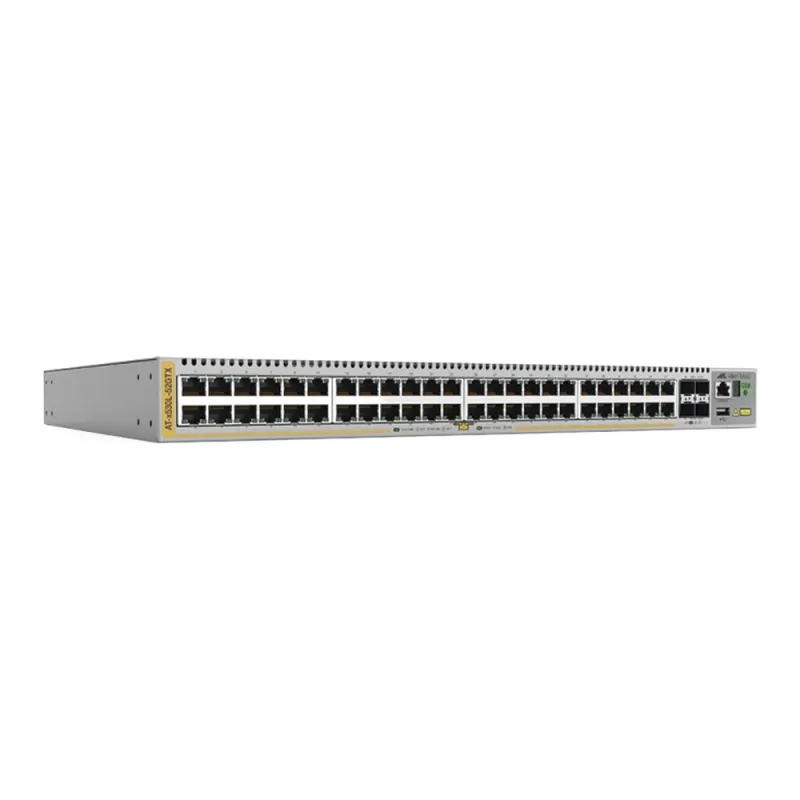 Switch L3 Stackable, 48x 10/100/1000-T, 4x SFP+, Fuente redundante integradas (TAA compliant version)