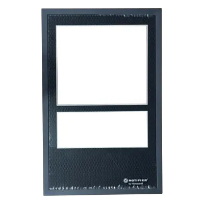 Puerta de gabinete de tres niveles para chasis CA-2 en filas superiores, acero calibre 16, color negro