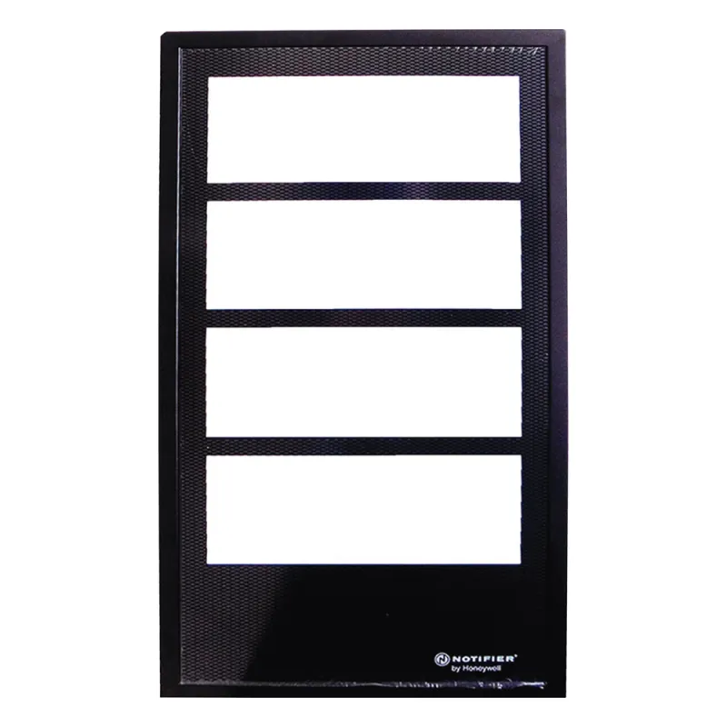 Puerta con ventana para gabinete de cuatro niveles, acero calibre 16, color negro
