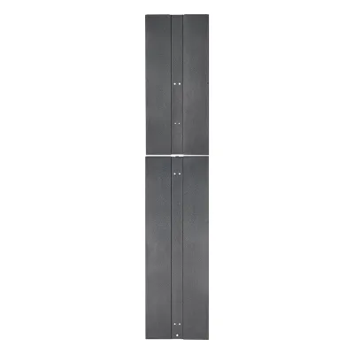 Tapa Final de Fila, Para Organizador Vertical PE2V PatchRunner™ 2, de 45 UR, Color Negro