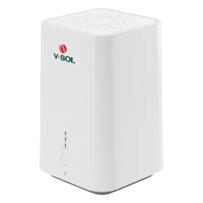 ONU DualMode GPON/EPON / Wi-Fi Doble Banda 2.4 y 5 GHz / Soporta MESH / 2 Puertos Gigabit / 1 Puerto PON SC/UPC / 1 puerto FXS / Hasta 1200 Mbps vía Wi-Fi