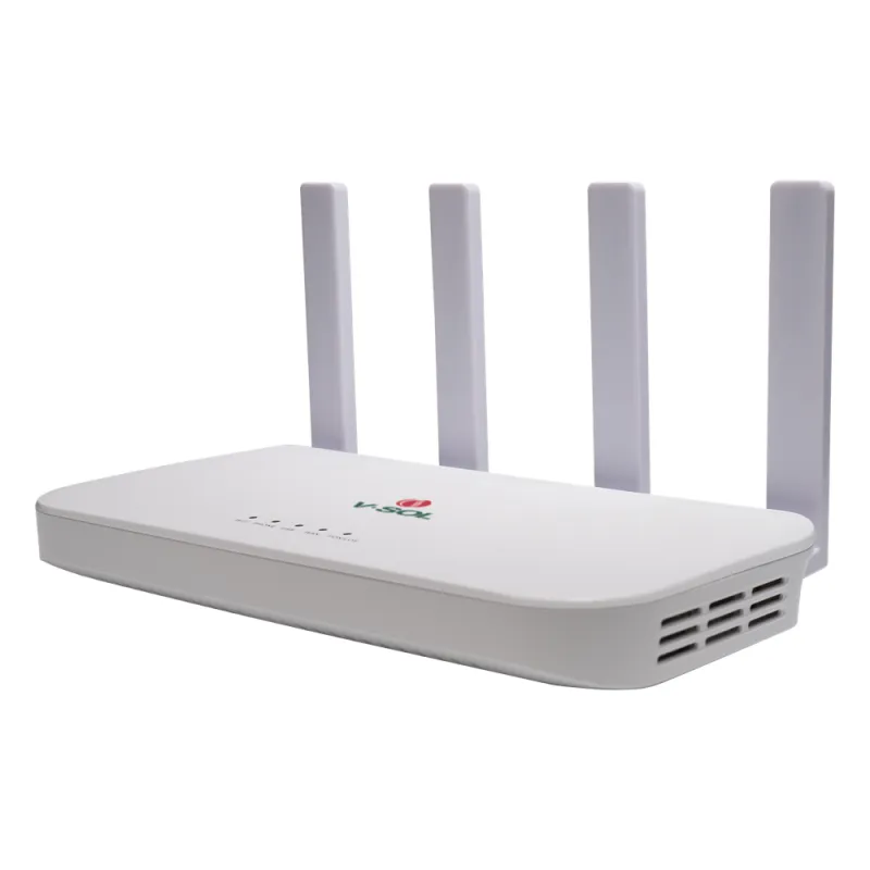 ONU DualMode EPON/GPON / Wi-Fi 6 / 1 Puerto FXS / 4 Puertos Gigabit / 1 Puerto USB / 1 Puerto SC/UPC