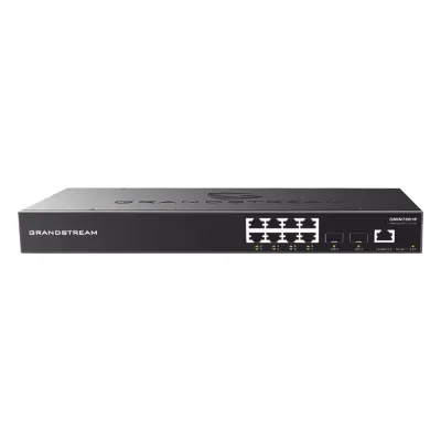 Switch PoE+ Gigabit Administrable / 8 puertos 10/100/1000 Mbps + 2 Puertos SFP Uplink / Hasta 120W / Compatible con GWN Cloud.