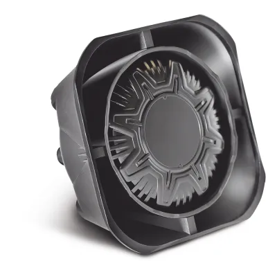 Bocina Compacta de Uso Rudo, 100 Watts de Potencia, Ideal Para Vehículos de Encubierto, Montaje Universal, 11 Ohms de Impedancia
