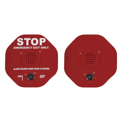Alarma de puerta multifunción Exit Stopper® para una puerta con bocina remota